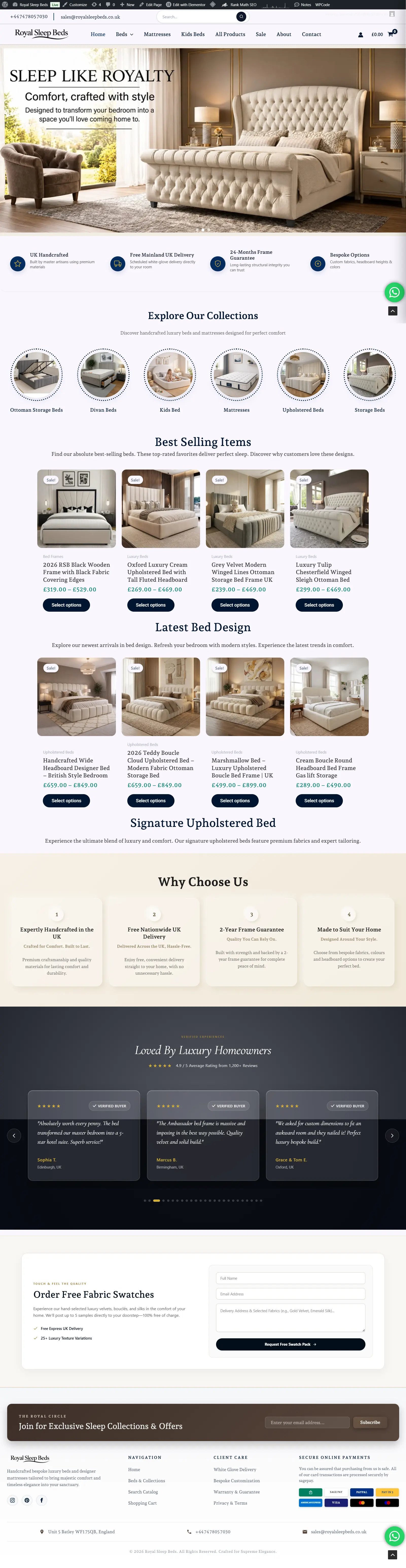 Bed Seller in UK, UK Mainland